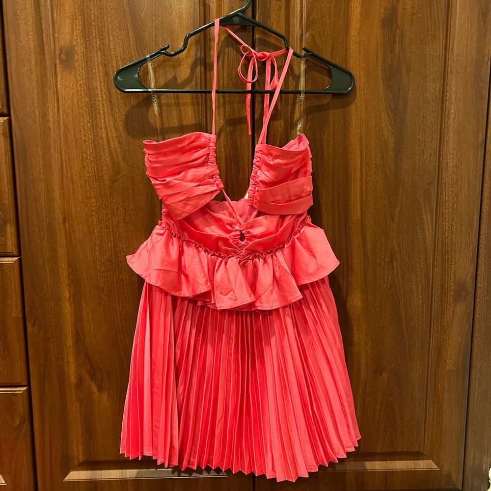 Women pink dress- Size S